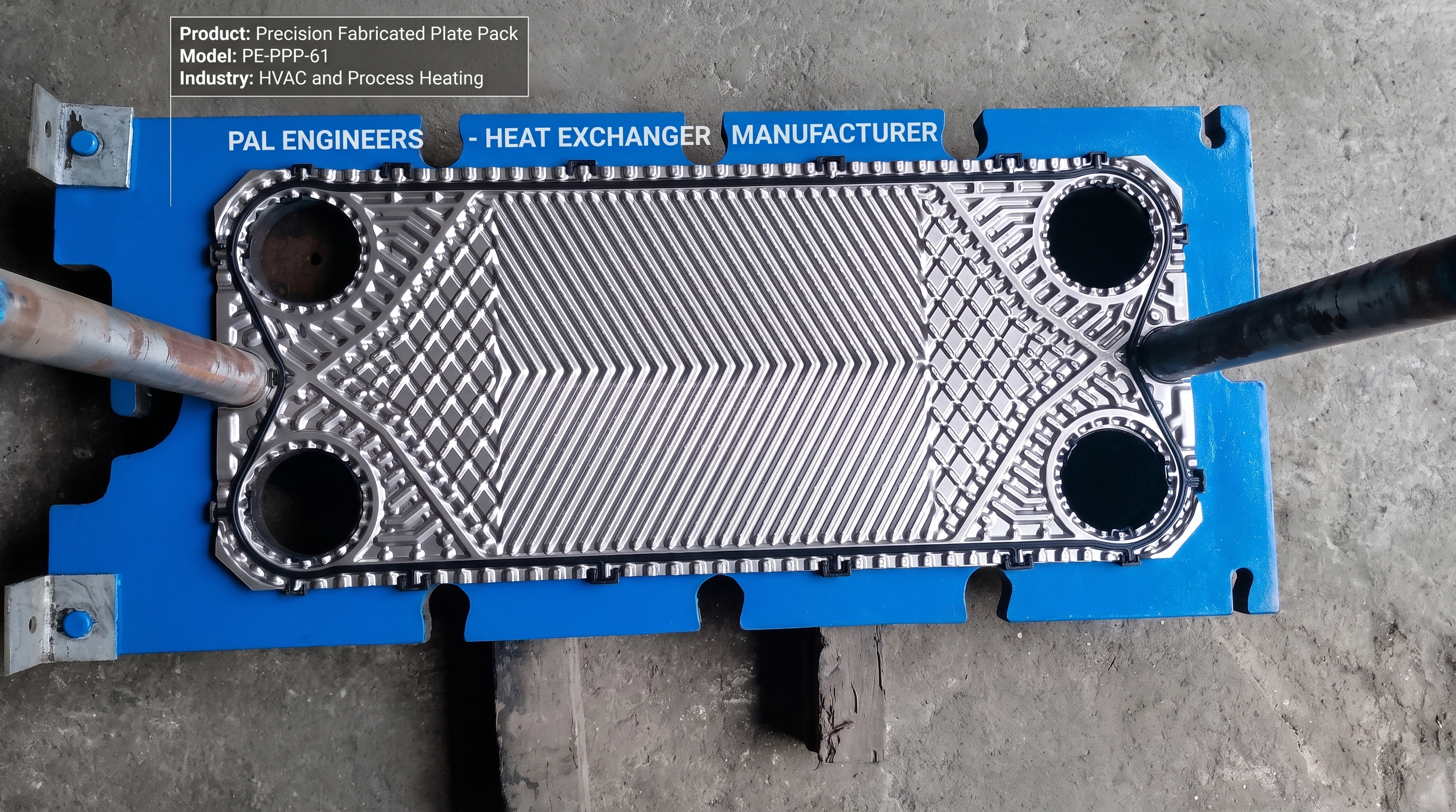 PAL ENGINEERS Brazed & Gasketed Plate Heat Exchanger - ASME Certified Manufacturer