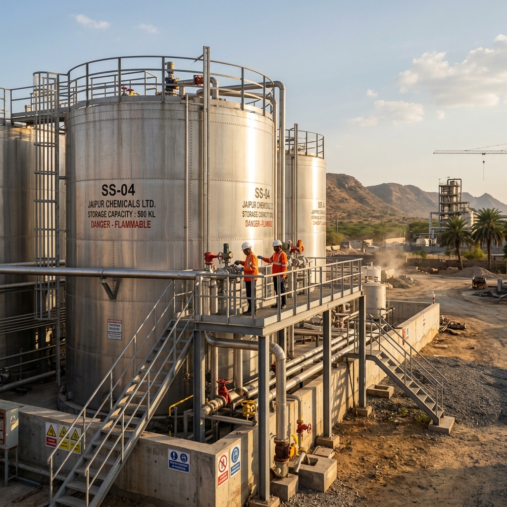 Industrial Storage Tanks Installation in this region